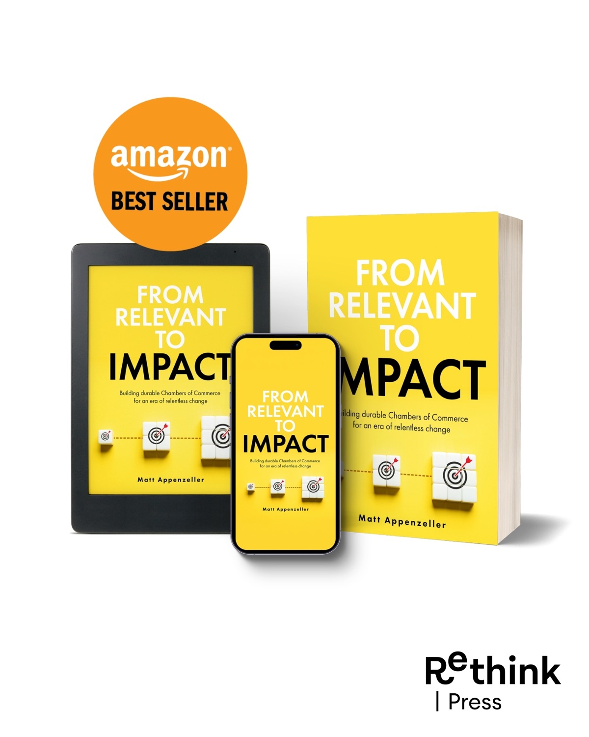From Relevant to Impact in print and digital formats with an Amazon Best Seller badge